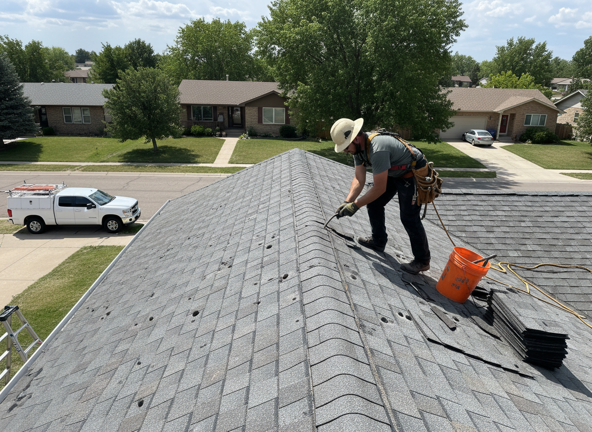 Hail Damage Roof Repair in Arvada